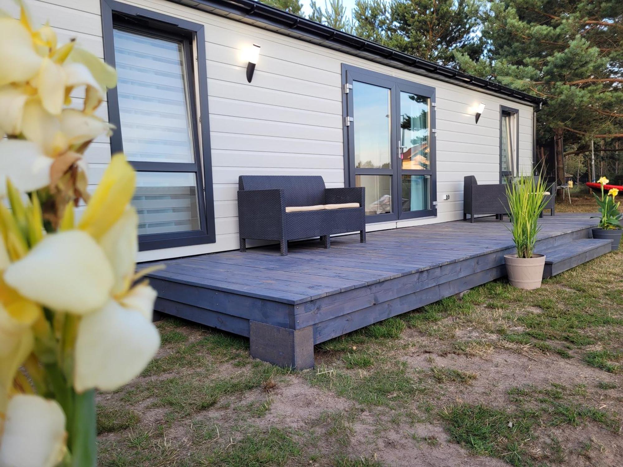 "Agus" Komfortowe I Nowczesne Domki W Cichej Okolicy Niedaleko Plazy Ostrowo  Exteriör bild